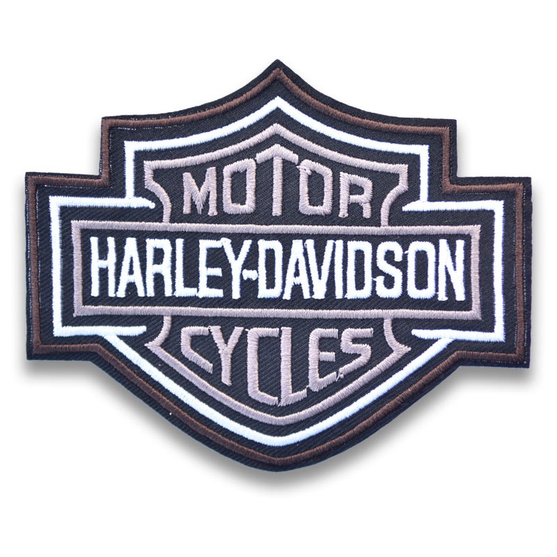 Motoros tapasz Harley Davidson Bar and Shield BW 10cm x 8cm