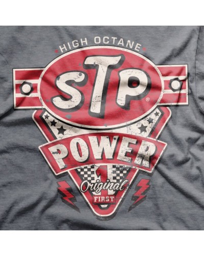 Férfi póló STP High Octane Power szürke