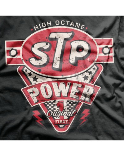 Férfi póló STP High Octane Power fekete