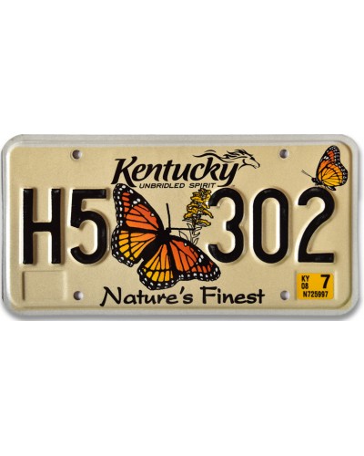 Amerikai rendszám Kentucky Nature H5 302