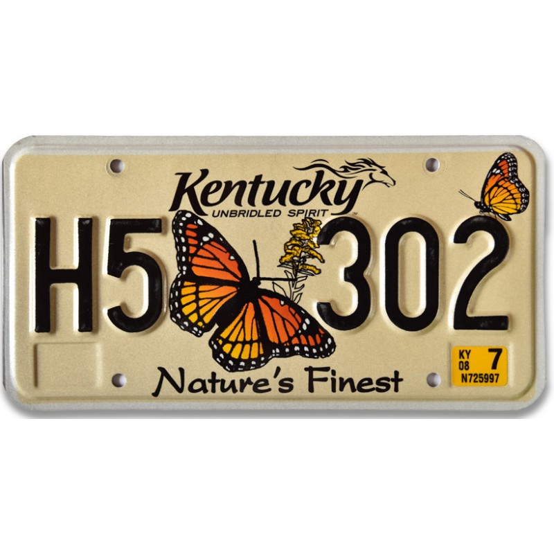 Amerikai rendszám Kentucky Nature H5 302