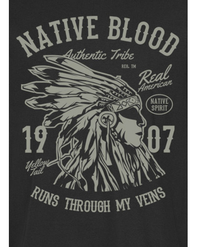 Férfi póló Native Blood fekete