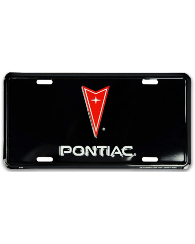Amerikai rendszám Pontiac logó