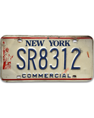 Amerikai rendszám New York Liberty SR8312