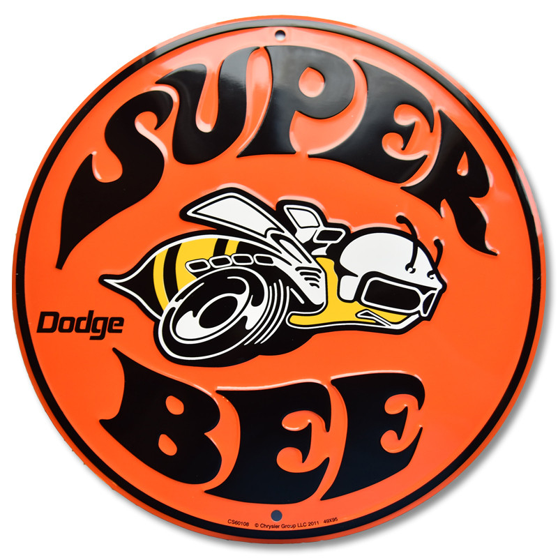 Fém tábla Dodge Super Bee, 30 cm