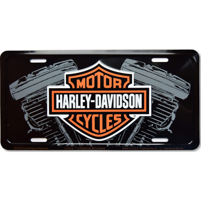 Amerikai rendszám Harley Davidson Logo engine