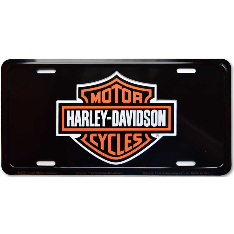Amerikai rendszám Harley Davidson logó