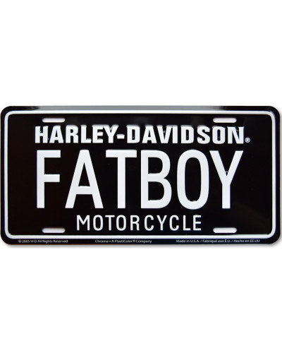Amerikai rendszám Harley Davidson Fatboy