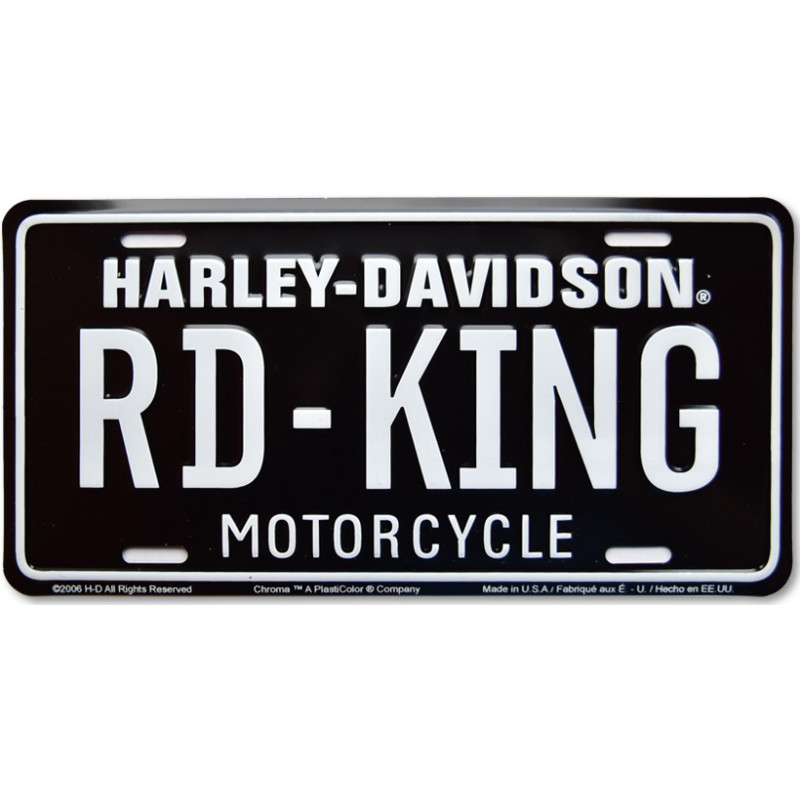 Amerikai rendszám Harley Davidson Road-King