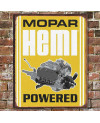 Plechová cedule Mopar Hemi Power