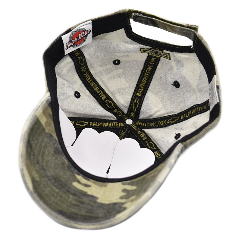 Kšiltovka Chevrolet bowtie camo washed spodek
