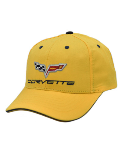 Chevrolet Corvette C6 Cotton Twill sapka sárga