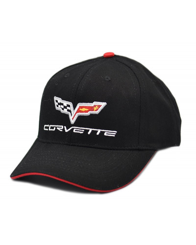 Chevrolet C6 Corvette Cotton Twill sapka fekete