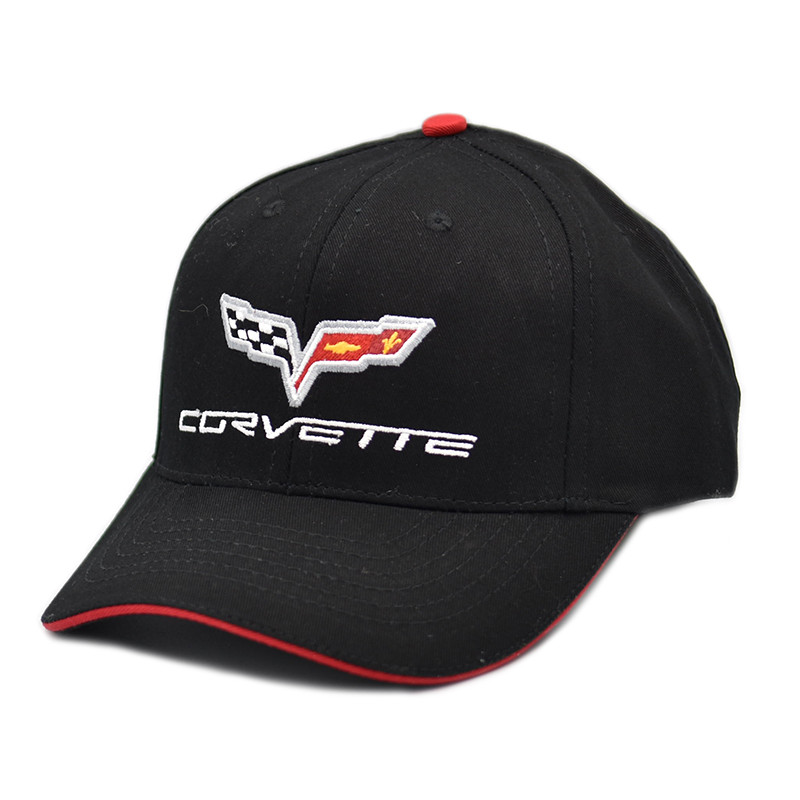 Chevrolet C6 Corvette Cotton Twill sapka fekete