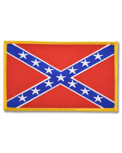 Motoros rátét Confederate Flag 8 cm x 13 cm