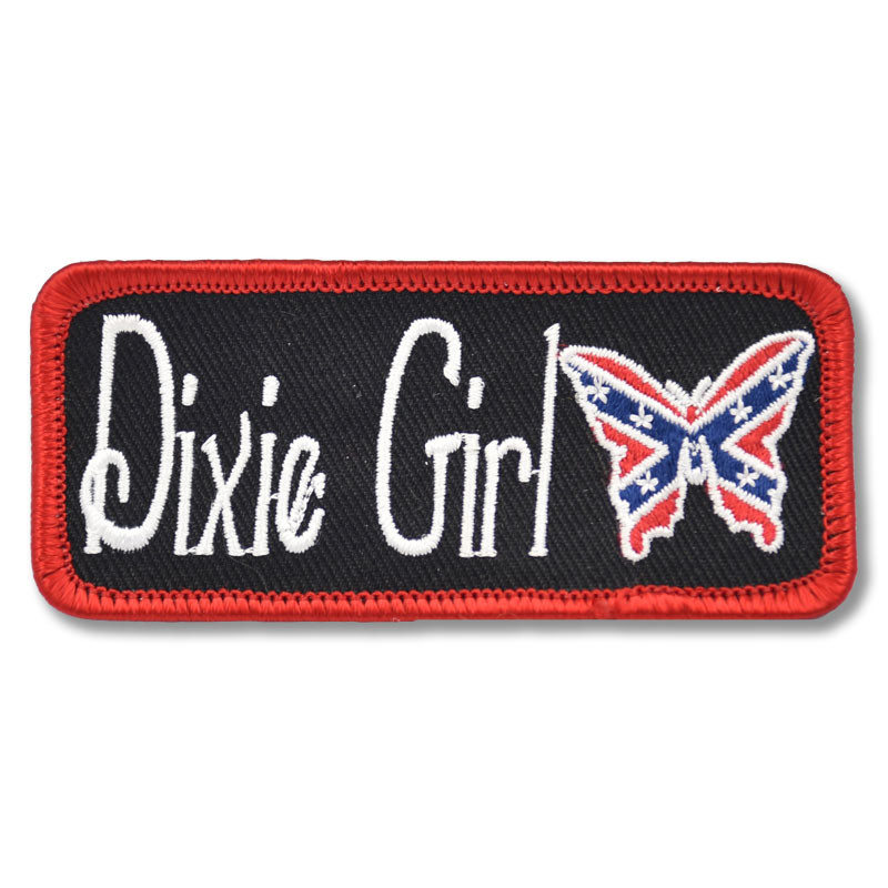 Motoros rátét Dixie Girl 9 cm x 4 cm