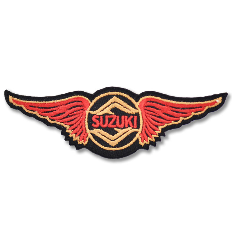 Motoros rátét Suzuki wings 9 cm x 3 cm