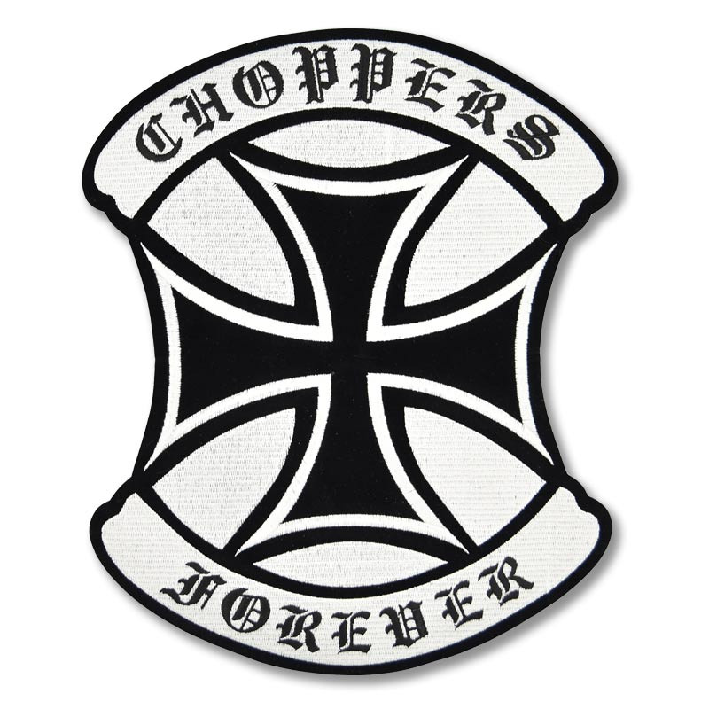 Motoros rátét Choppers Forever  - XXL hátul