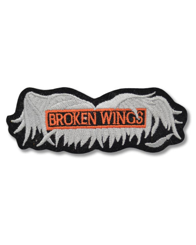 Motoros rátét Broken Wings 10 cm x 3 cm