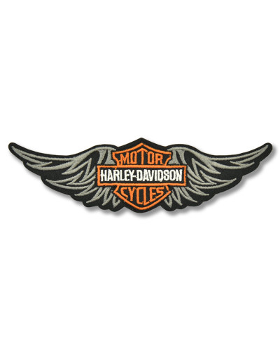 Motoros tapasz Harley Davidson Wings 15 cm x 4 cm