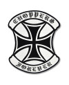 Moto nášivka Choppers Forever 17,5 cm x 15 cm