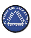 Moto nášivka Anonymous Alcoholics symbol 9 cm