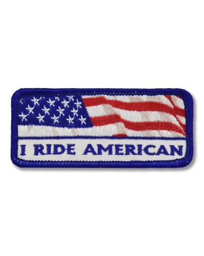 Motoros rátét I Ride American 9 cm x 4 cm