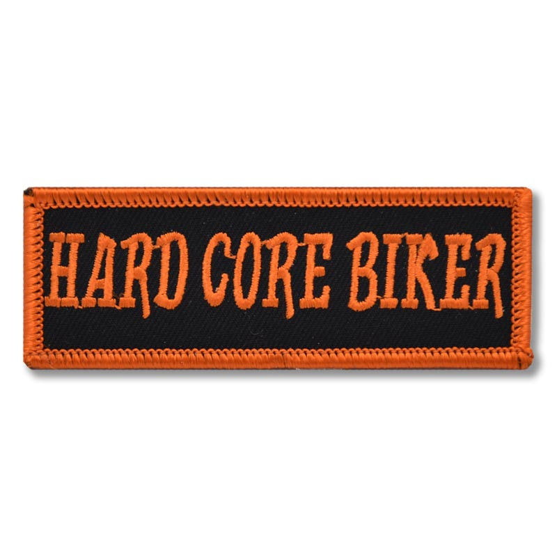 Motoros rátét Hard Core Biker 8 cm x 3 cm