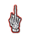 Moto nášivka F*ck Off červená 3cm x 8cm