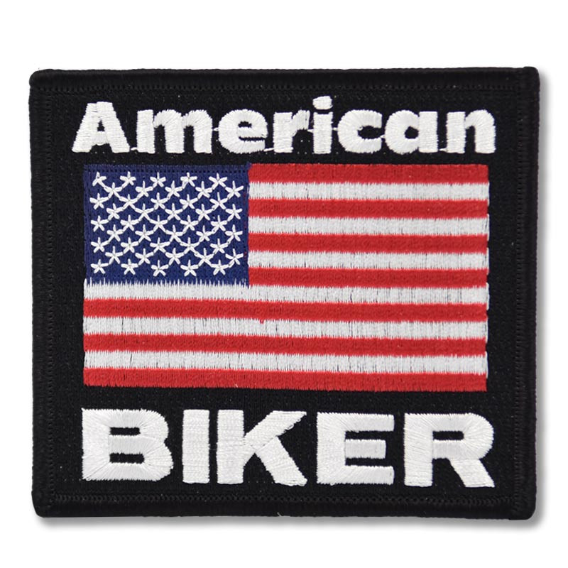 Motoros rátét American Biker 9 cm x 8 cm