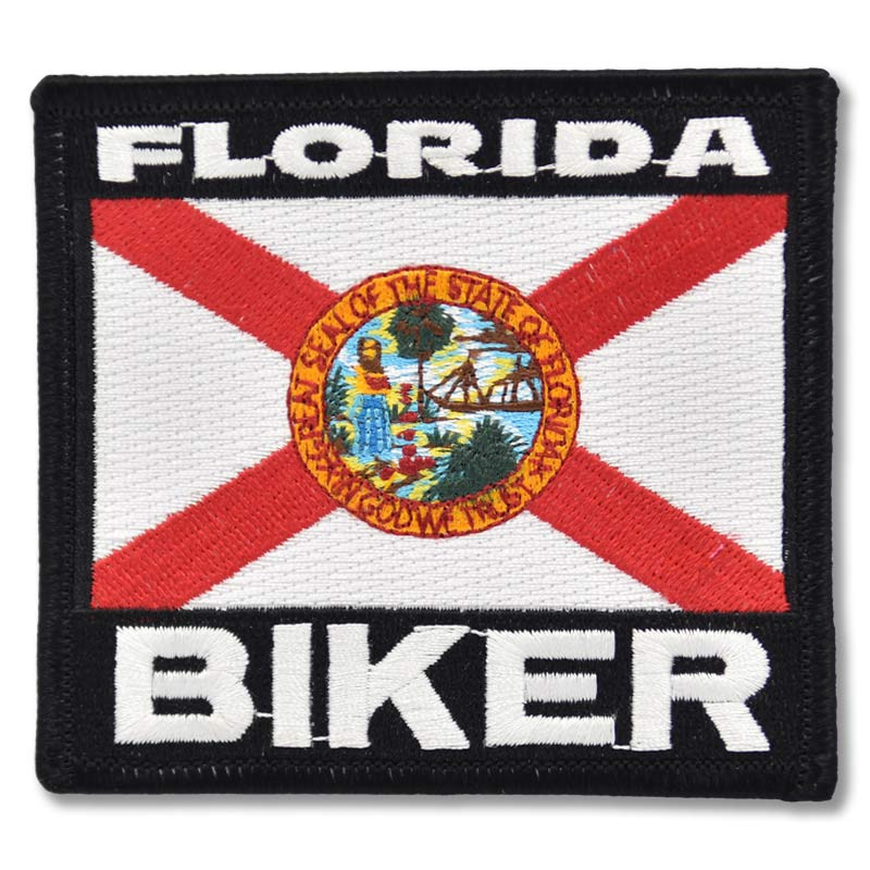 Motoros rátét Florida Biker 9 cm x 8 cm