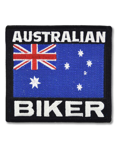 Motoros rátét Australian Biker 9 cm x 8 cm