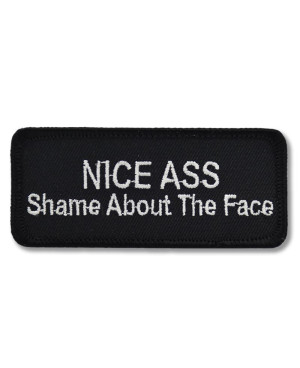 Moto nášivka Nice Ass 9 cm x 4 cm