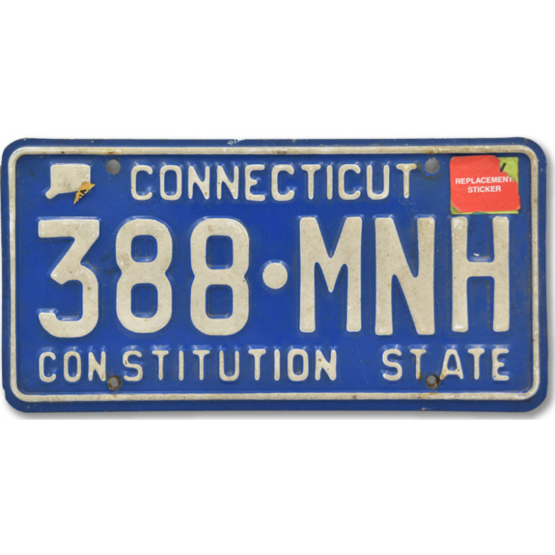Amerikai rendszám Connecticut Blue