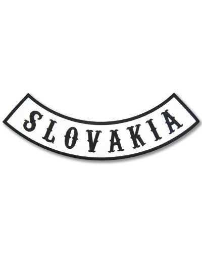 Motoros tapasz Slovakia Rocker fehér XXL hátul