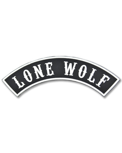 Motoros rátét Lone Wolf Rocker  - XXL hátul