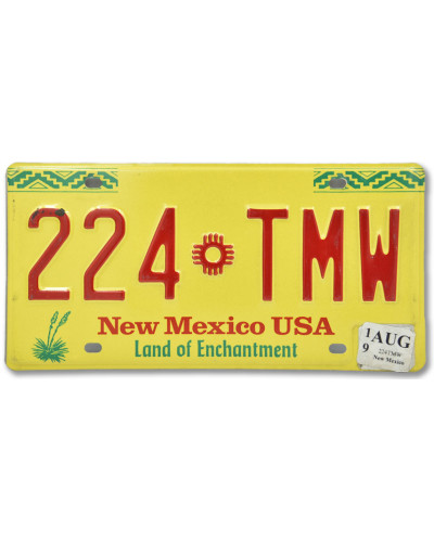 Amerikai rendszám New Mexico Enchantment 224 TMW