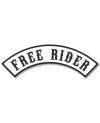 Moto nášivka Free Rider Rocker white XXL na záda