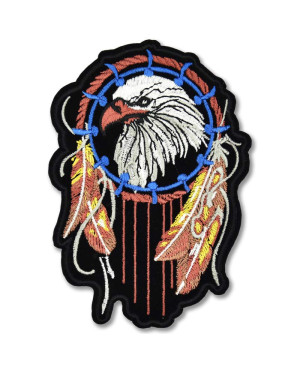 Moto nášivka Eagle Dream Catcher 12cm x 9 cm
