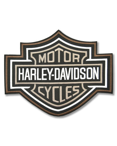 Motoros rátét Harley Davidson Bar and Shield BW XXL hátul