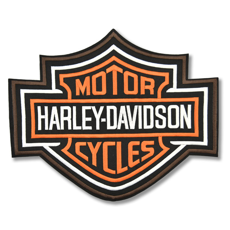 Motoros rátét Harley Davidson Bar and Shield XXL hátul