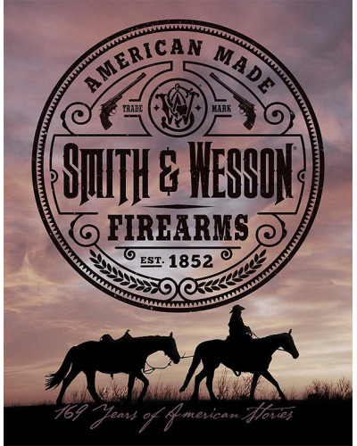 Fém tábla Smith Wesson American Made 32 cm x 40 cm