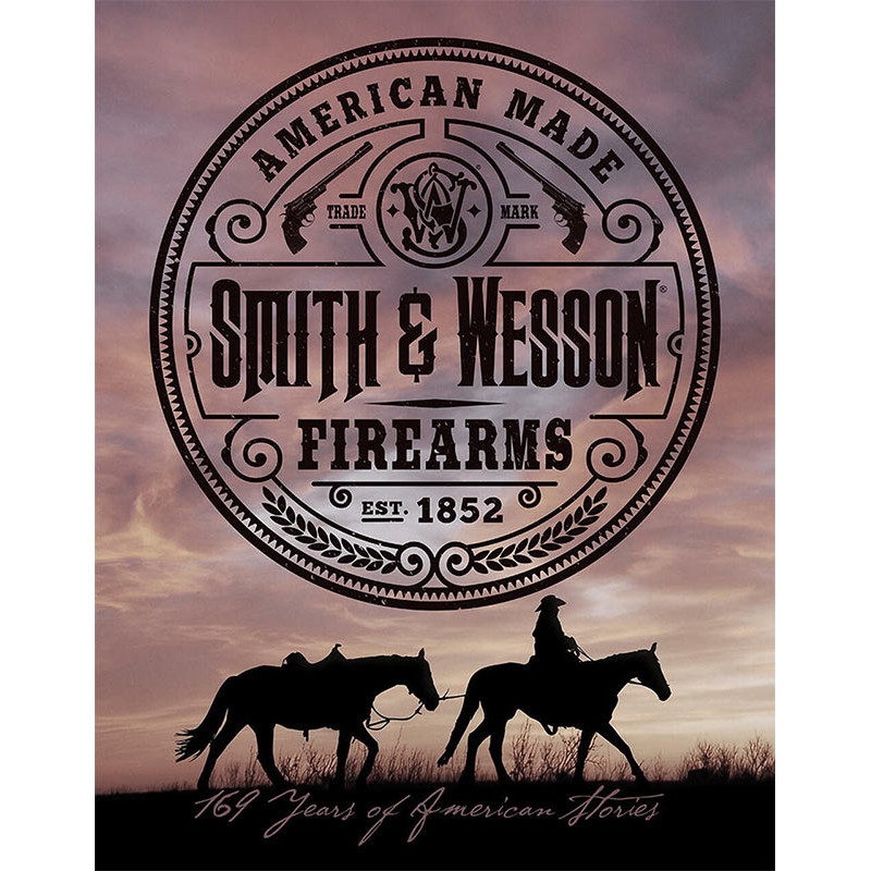 Fém tábla Smith Wesson American Made 32 cm x 40 cm