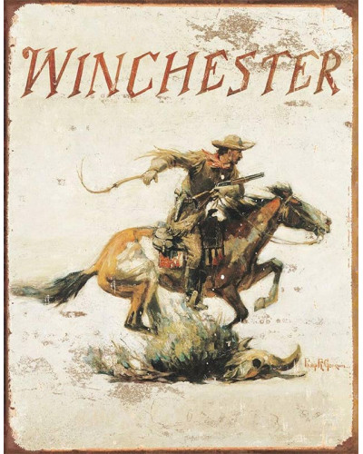 Fém tábla Winchester Horse 32 cm x 40 cm