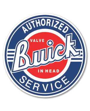 Plechová cedule Buick Service round 30cm
