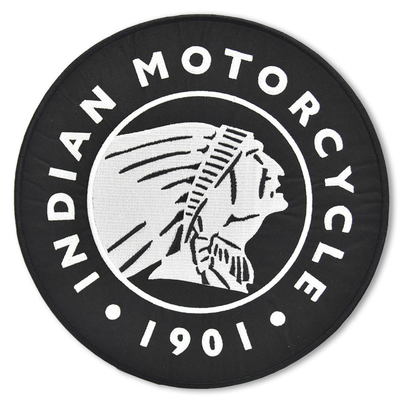 Motoros rátét Indian Motorcycle BW XXL 24 cm hátul