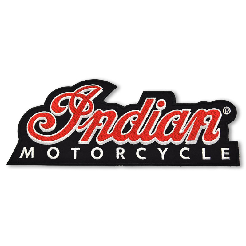 Motoros rátét Indian Motorcycle XXL logo 24 cm hátul