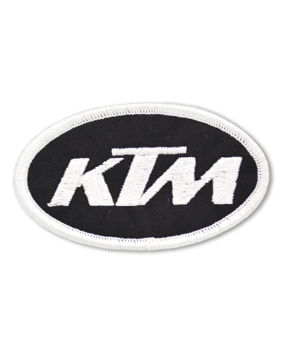 Motoros rátét KTM logo oval 7 cm x 4 cm