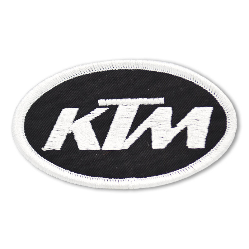 Motoros rátét KTM logo oval 7 cm x 4 cm