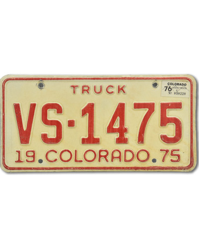 Amerikai rendszám Colorado Truck VS1475